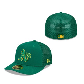 Oakland Athletics 2022 Batting Practice Low Profile 59FIFTY Fitted Hat Green