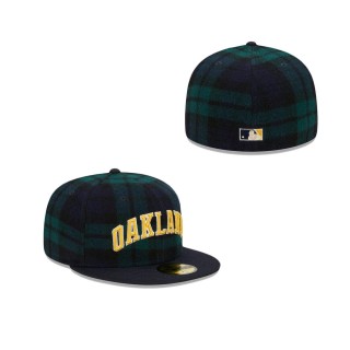 Oakland Athletics Plaid 59FIFTY Fitted Cap