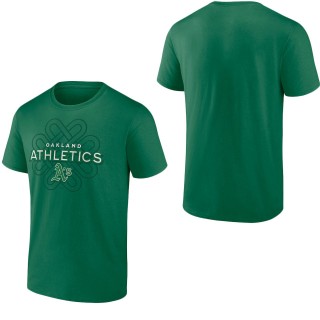 Oakland Athletics Kelly Green St. Patrick's Day Celtic Knot T-Shirt