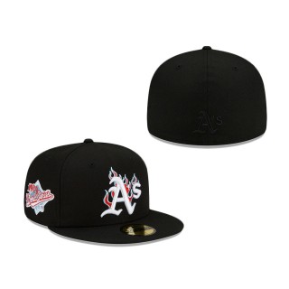 Oakland Athletics Team Fire 59FIFTY Fitted