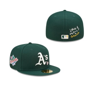 Oakland Athletics Team Heart 59FIFTY Fitted Hat