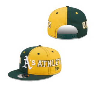 Oakland Athletics Team Split 9FIFTY Snapback Hat