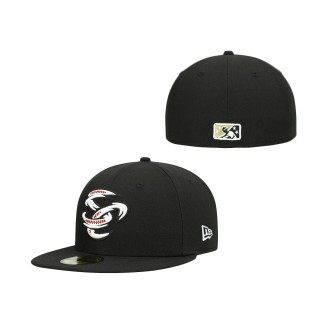Men's Omaha Storm Chasers Black Authentic Collection Team Alternate 59FIFTY Fitted Hat
