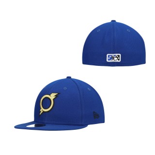Omaha Storm Chasers Blue Authentic Collection Team Alternate 59FIFTY Fitted Hat