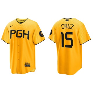 Oneil Cruz Pittsburgh Pirates Gold City Connect Replica Jersey