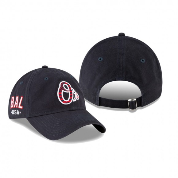 Baltimore Orioles Navy 4th of July 9TWENTY Adjustable Hat