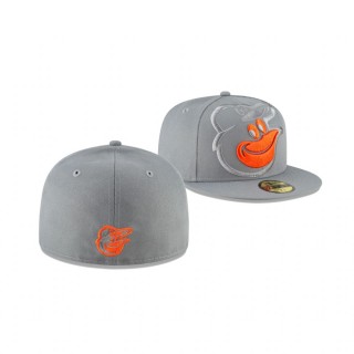 Orioles Gray Alternate Logo Elements 59FIFTY Fitted Hat