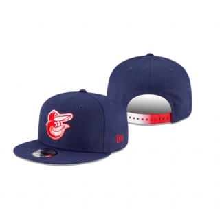 Baltimore Orioles Navy Americana Fade 9FIFTY Snapback Hat