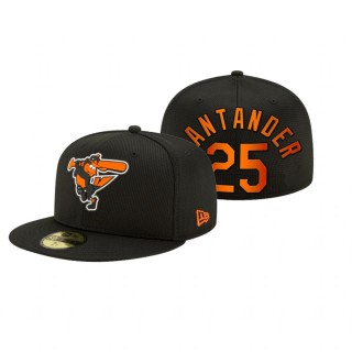 Orioles Anthony Santander Black 2021 Clubhouse Hat