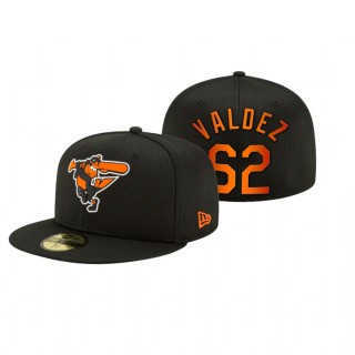 Orioles Cesar Valdez Black 2021 Clubhouse Hat