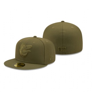 Baltimore Orioles Olive Color Pack 59FIFTY Fitted Hat