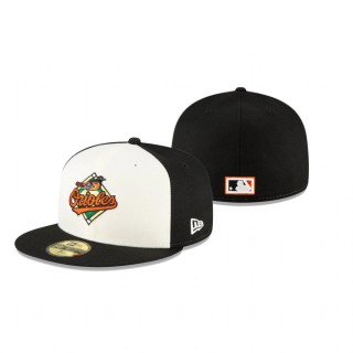 Orioles White Black Cooperstown Collection Hat