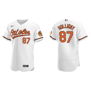 Jackson Holliday Orioles White Authentic Home Jersey