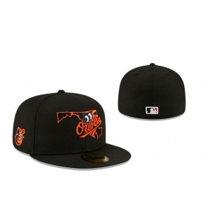 Orioles Black Local Hat