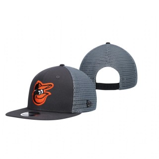 Baltimore Orioles Graphite Mesh Fresh 9FIFTY Adjustable Hat