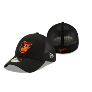 Orioles Team Mesh Black 39THIRTY Flex Hat