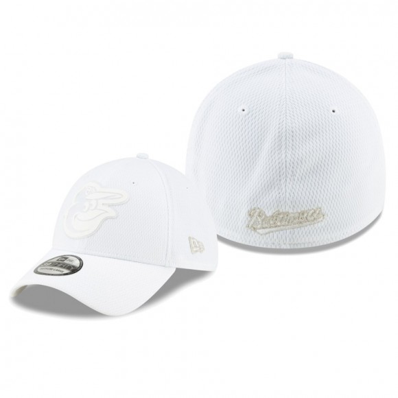 2019 Players' Weekend Baltimore Orioles White 39THIRTY Flex Hat
