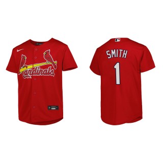 Ozzie Smith Youth St. Louis Cardinals Red Alternate Replica Jersey