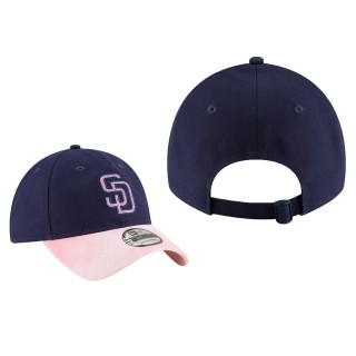 San Diego Padres Navy Pink 2019 Mother's Day 9TWENTY Adjustable Team Glisten Hat