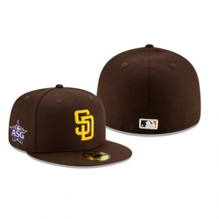 Padres Brown 2021 MLB All-Star Game Workout Sidepatch 59FIFTY Hat