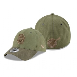 Padres Olive Army Hat