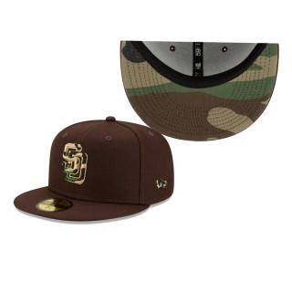Padres Brown Pop Camo Undervisor 59FIFTY Hat