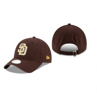 San Diego Padres Brown Team Glisten 9TWENTY Adjustable Hat