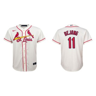 Paul DeJong Youth St. Louis Cardinals Cream Alternate Replica Jersey