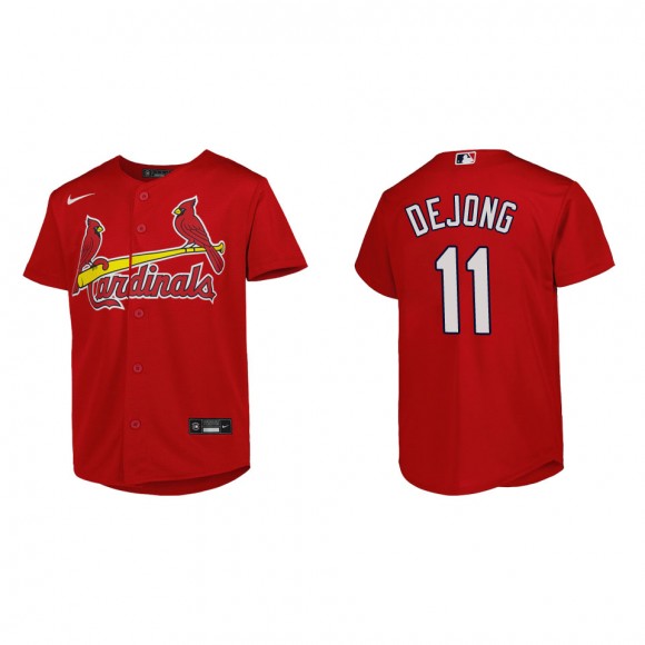 Paul DeJong Youth St. Louis Cardinals Red Alternate Replica Jersey