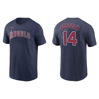 Men's Los Angeles Angels Phil Gosselin Navy Name & Number T-Shirt