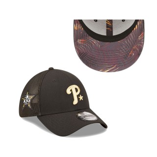 Men's Philadelphia Phillies Black 2022 MLB All-Star Game 39THIRTY Flex Hat
