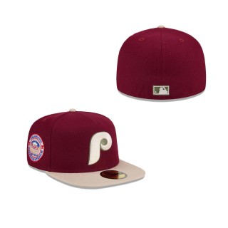 Philadelphia Phillies Canvas A-Frame Fitted Hat