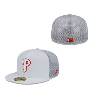 Philadelphia Phillies 2022 Batting Practice 59FIFTY Fitted Hat White