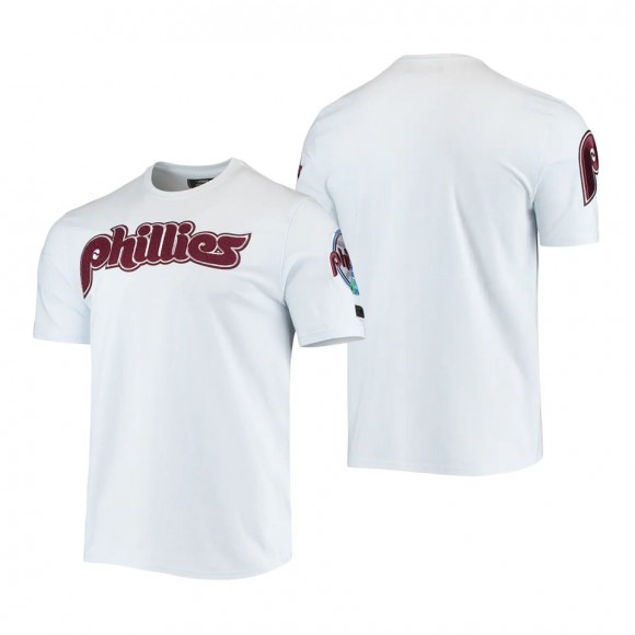 Men's Philadelphia Phillies Pro Standard White Team Logo T-Shirt