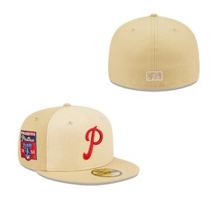 Philadelphia Phillies Raffia Front Fitted Hat