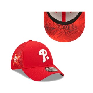 Men's Philadelphia Phillies Red 2022 MLB All-Star Game Workout 39THIRTY Flex Hat