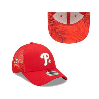 Men's Philadelphia Phillies Red 2022 MLB All-Star Game Workout 9FORTY Snapback Adjustable Hat