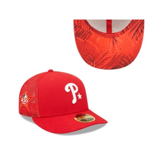 Men's Philadelphia Phillies Red 2022 MLB All-Star Game Workout Low Profile 59FIFTY Fitted Hat