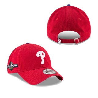 Philadelphia Phillies Red 2023 Postseason 9TWENTY Adjustable Cap