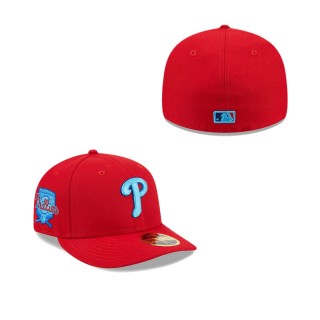 Philadelphia Phillies Red 2023 MLB Father's Day Low Profile 59FIFTY Fitted Hat