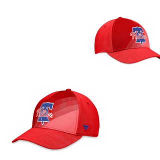 Philadelphia Phillies Red Iconic Gradient Flex Hat