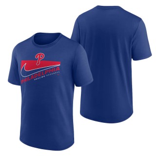 Philadelphia Phillies Nike Royal Swoosh Town Performance T-Shirt