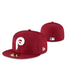 Phillies 1980 World Series Burgundy 59Fifty Fitted Cap