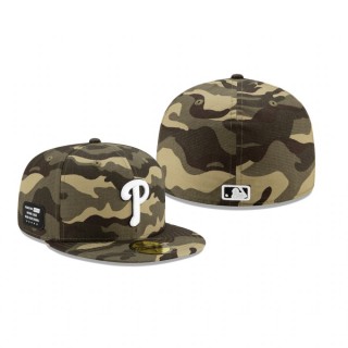Phillies Camo 2021 Armed Forces Day Hat