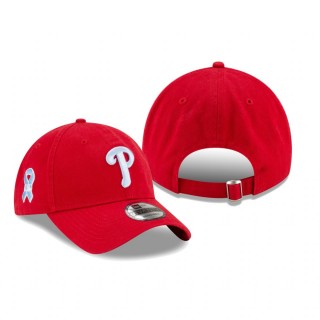 Philadelphia Phillies Red 2021 Father's Day 9TWENTY Adjustable Hat