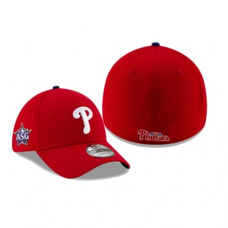 Phillies Red 2021 MLB All-Star Game Workout Sidepatch 39THIRTY Hat