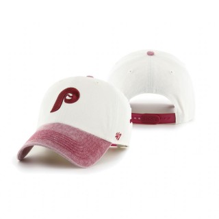 Philadelphia Phillies White Red Apollo Two-Tone Cleanup Snapback Hat