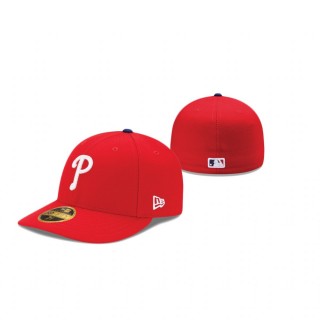 Phillies Red Authentic Collection Hat
