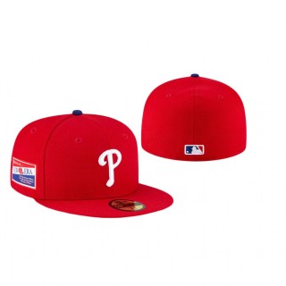 Phillies Red Centennial Collection 59FIFTY Fitted Hat