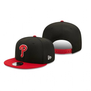 Philadelphia Phillies Black Scarlet Color Pack 2-Tone 9FIFTY Snapback Hat